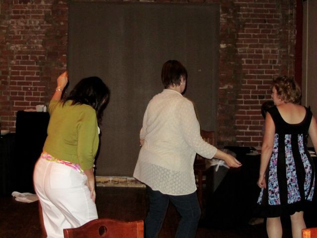 The gals dancing at the Bricktown Reunion